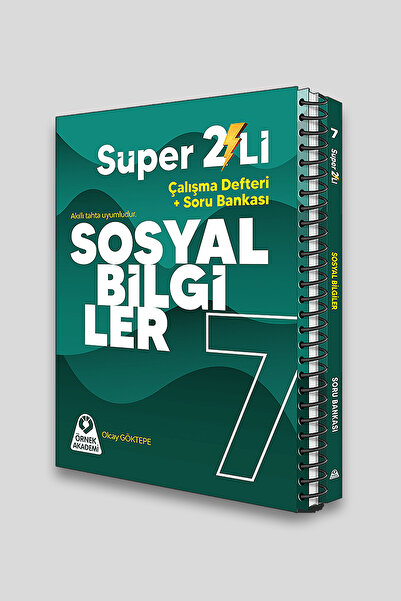 Örnek Akademi Yayınları Örnek Akademi 7. Sınıf Sosyal Bilgiler Defter+Soru Ba...
