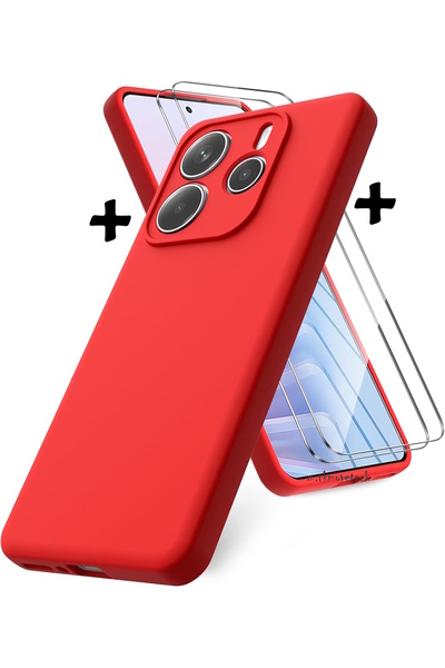 m.tk moveteck Xiaomi Redmi Note 14 Kılıf Kamera Korumalı Yumuşak Renkli Silik...