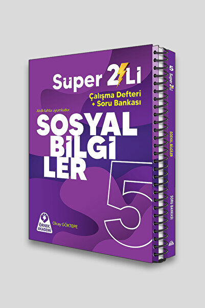 Örnek Akademi Yayınları Örnek Akademi 5. Sınıf Sosyal Bilgiler Defter+Soru Ba...