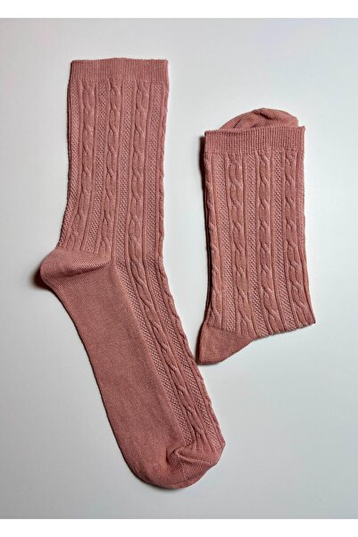 Rumon Дамски памучни чорапи с релефен шарж