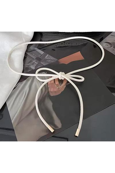 Descoin Knot Detailed Cord Belt, Dress Belt, Jacket Belt, Shirt Belt