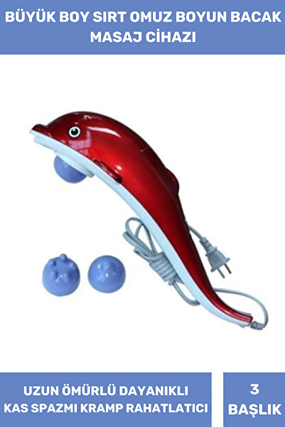 Thriftbuds Deluxe Zindelik Rahatlatıcı Kolay Kullanım Boyun 3 Başlıklı Sırt T...