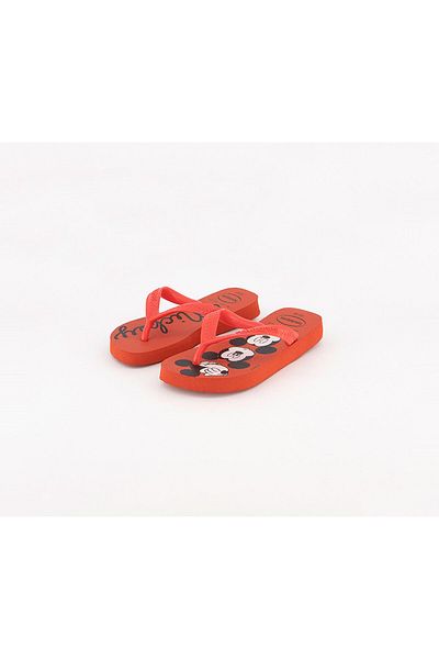 Havaianas Kids Unisex Disney Flip Flops, Ruby Red