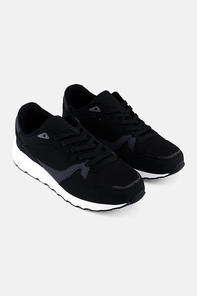 Nordland Men Textile Upper Lace Up Outdoor Shoes, Black