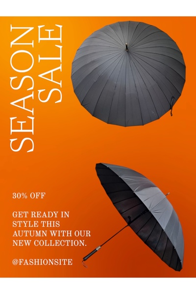 Rainwalker 24 Telli Otomatik Açılır Premium Protokol Lüks Şemsiye