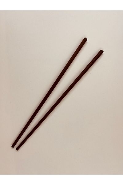 Ecobambu 5 Pairs Washable Reusable Sandalwood Food Chopstick Chopstick