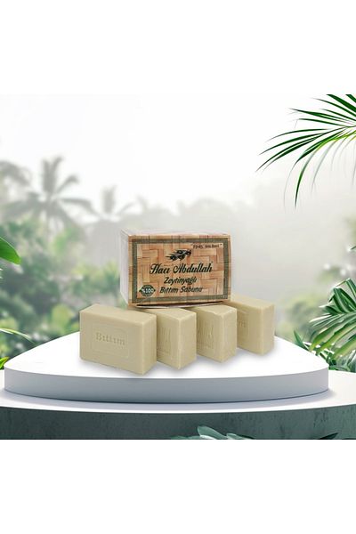 HACI ABDULLAH ZEYTİNYAĞLI DOĞAL SABUNLAR Olive Oil Bıttım Soap - 720Gr - (1 Piece)