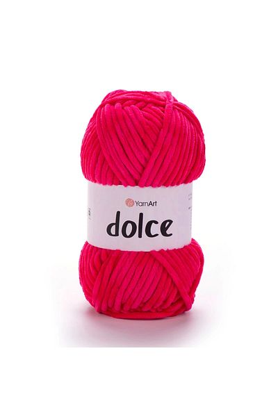 Yarnart Dolce - Βελούδινο Χειροποίητο Νήμα Πλεξίματος Φούξια-759
