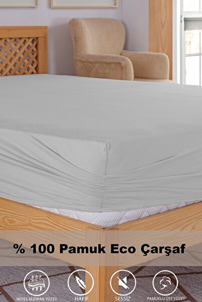 y.h yıldızer home collection Sheet: Combed Cotton Elastic, 160X200 Double / C...