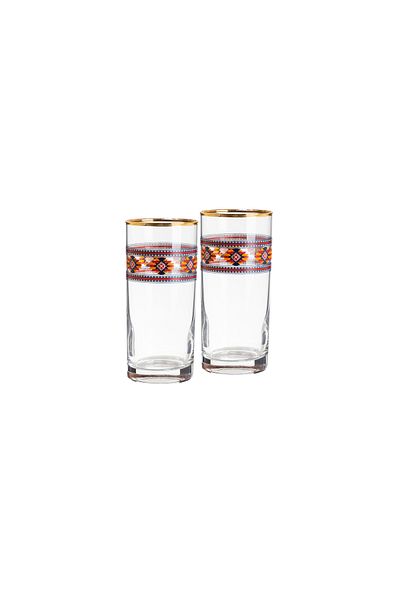 Dania Glass Cups Set 6 Pcs Heritage Design