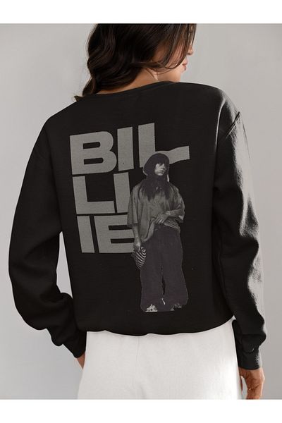 SEVBANO Design Billie Eilish Printed Unisex Oversize Singer Sweatshirt
