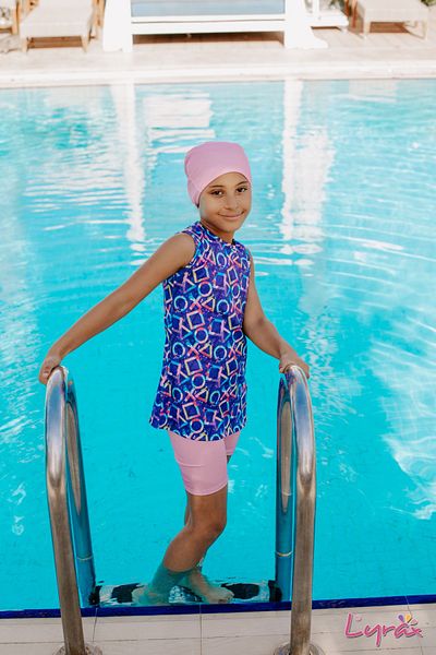 Modomood Girl's Top, Bonnet, Leggings 3 Pieces Squid Game Themed Sea Pool Set