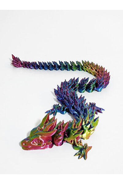 Suelo Butik Renk Değiştiren Kristal Ejderha Crystal Dragon Gökkuşağı Hareketl...