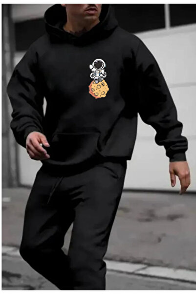 HOFFNUNG Little astronaut" Printed Oversize Sweatshirt