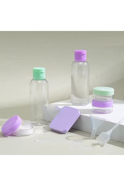 EVİMOL 8 Piece Travel Set: Bottle and Box, Medicine Personality, Cream and Spatula