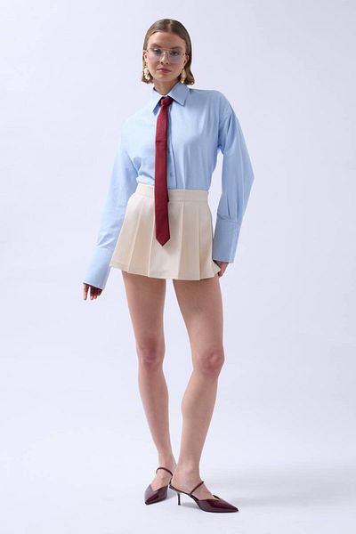 Secret Passion Lingerie Fusta mini scurtă pentru femei cu detaliu plisat 52202066