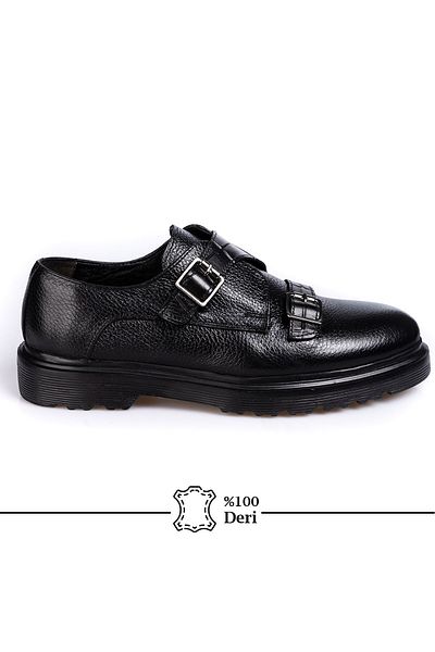 depderi Genuine Leather, Eva Sole, Inner Outer Leather Men's Shoes