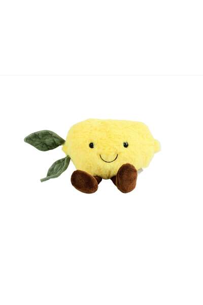 the midi Jellycat Amuseable Lemon Plush Toy - Cute Fruit Doll for Kids and Adults