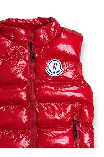 Yollo Kids Boy Water Repellent Half Turtleneck Inflatable Glossy Vest