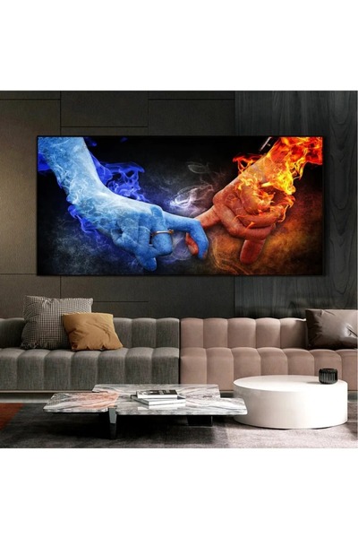 AR AJANS KANVAS TABLO Invenția opusului Scak-Cold PICTURE DE PÂNZĂ decorativă