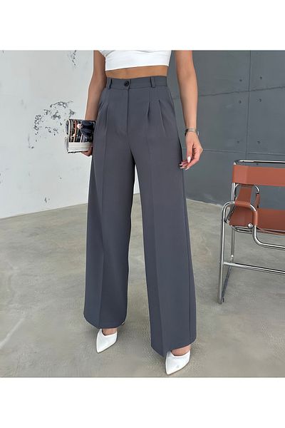 coder Anthracite Women's Palazzo Trousers