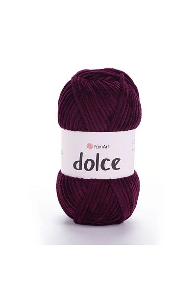 Yarnart Dolce - Βελούδινο Χειροποίητο Νήμα Plum-780