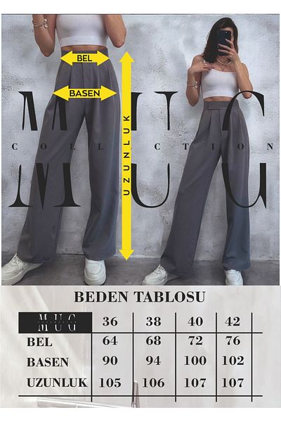 MUG collection Palazzo Fabric Trousers