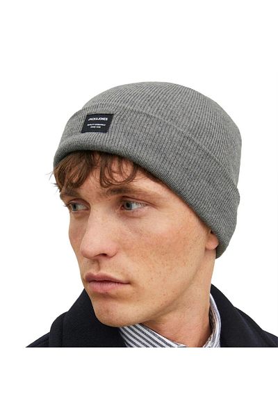Jack & Jones 12092815   Jacdna Beret Noos Gray