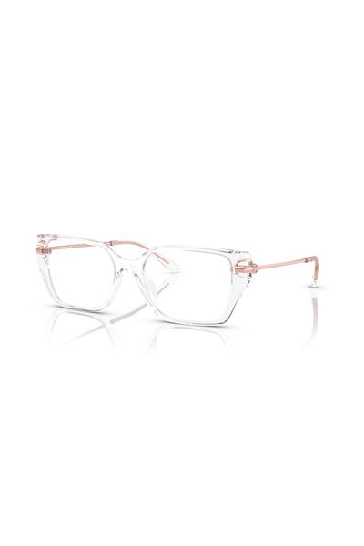 Michael Kors Woman Rectangle Eyeglasses- Mk 4134u - Lense Size:52mm - Clear