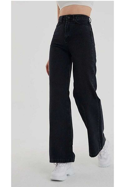 DENİKK Yudoowear, μαύρο τζιν παντελόνι από τζιν λύκρα.