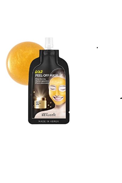 BEAUSTA Gold Peel Off Mask – Altın Içerikli Soyulabilir Yüz Maskesi Ile Cildi...
