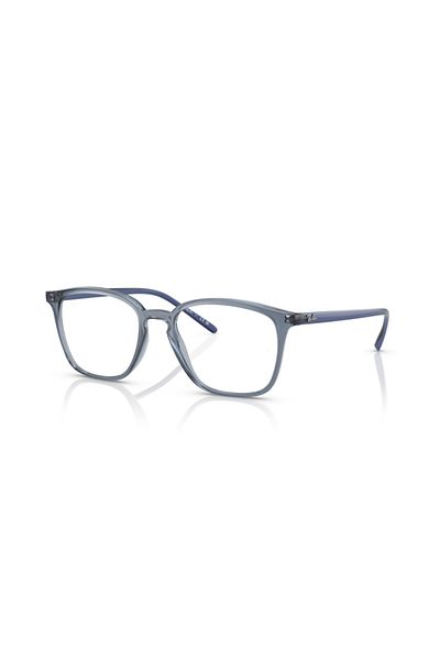 Ray-Ban Ray Ban Vista Unisex Square Eyeglasses- Rb 7185 - Lense Size:52mm - Transparent Dark Blue