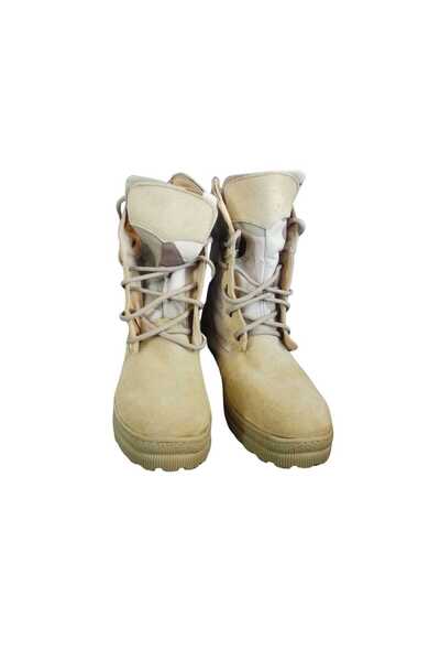 kho military design Kamuflaj Dokulu Süet Goretex Bot Unisex (41 Numara) Sıfır Ürün