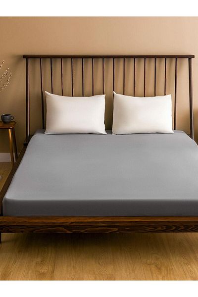 LC Waikiki Σετ σεντόνια διπλού κρεβατιού LCW HOME Βαμβακερά ελαστικά