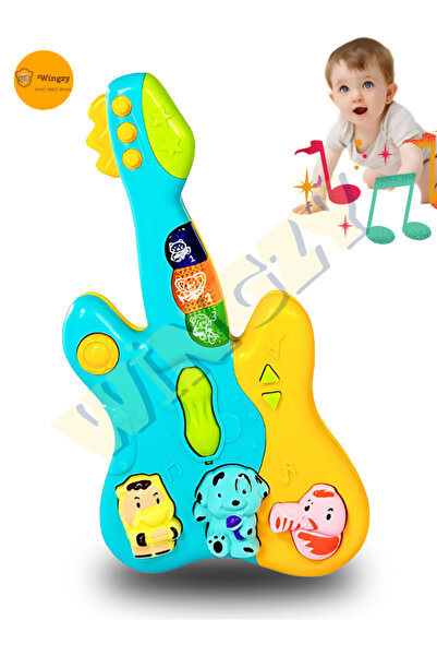 Wingzy Işıklı Ve Müzikli Bebek Piyanosu, Eğitici, Renkli, Sesli Oyuncak, Moto...
