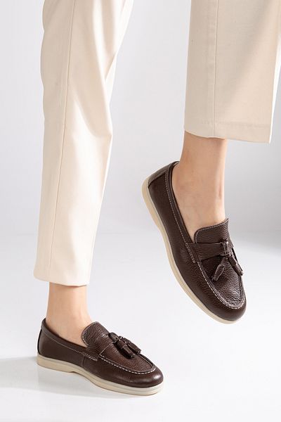DUMMET Γυναικεία Loafer Casual Παπούτσια από Γνήσιο Δέρμα