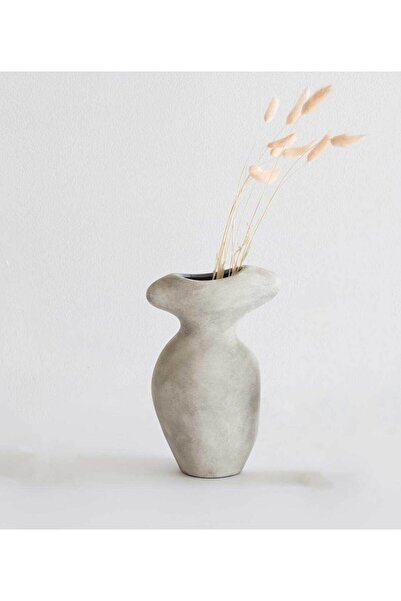 Warm Design Terracotta Gövde Şekilli Vazo