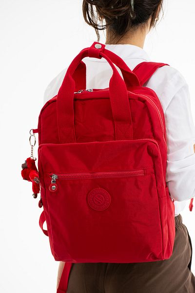 YOGII Rey Model Unisex Αδιάβροχο τσαλακωμένο ύφασμα πολλαπλών τμημάτων Σχολείο και σακίδιο πλάτης για φορητό υπολογιστή μεγάλου μεγέθους