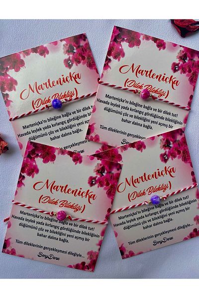 BeryDenz Ceramic Beaded Marteniçka bracelet (with card + gift package)