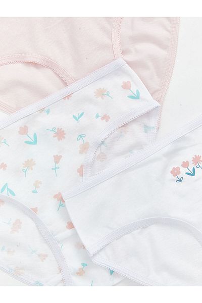 LC Waikiki Κοριτσίστικα εσώρουχα New Season Printed 3 τεμαχίων - S57716Z4