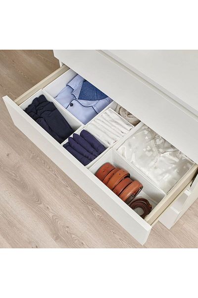 IKEA صندوق، طقم من 6, أبيض