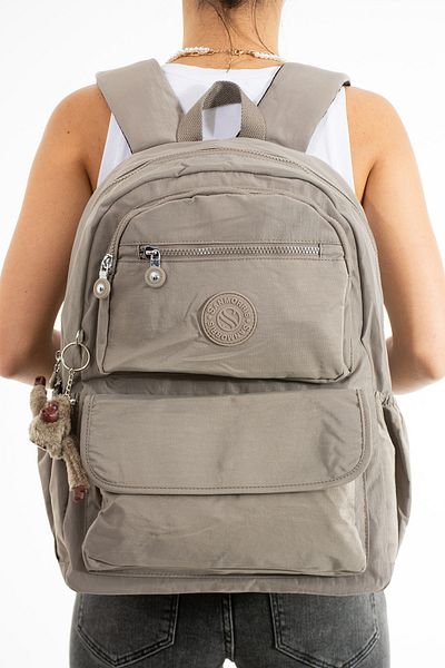 YOGII Μοντέλο Gones Unisex Αδιάβροχο ύφασμα με θήκη για φορητό υπολογιστή Μεγάλο σχολικό σακίδιο ταξιδιού