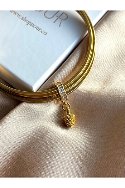 Nour Co Ajda Bilezik Charm Kozalak