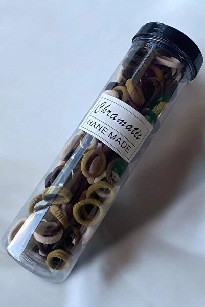 Vitastyle Brown Tones Set of 100 Rubber Buckles