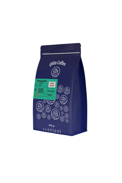 Qilin Coffee إثيوبيا ييرغاشيف 500 جرام فلتر وقهوة اسبريسو