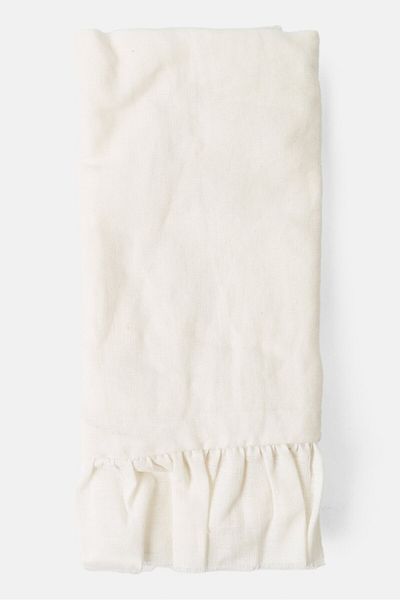 Muy Mucho Plain Cushion Cover 45 X 45 Cm, White