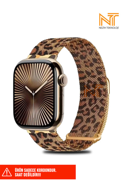 Nezih Case Apple Watch Seri 3 4 5 6 7 8 9 Se 38 40 41mm Paslanmaz Hasır Örgü ...