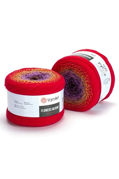 Yarnart Flowers Merino - Marbled Hand Knitting Thread Marbled-541