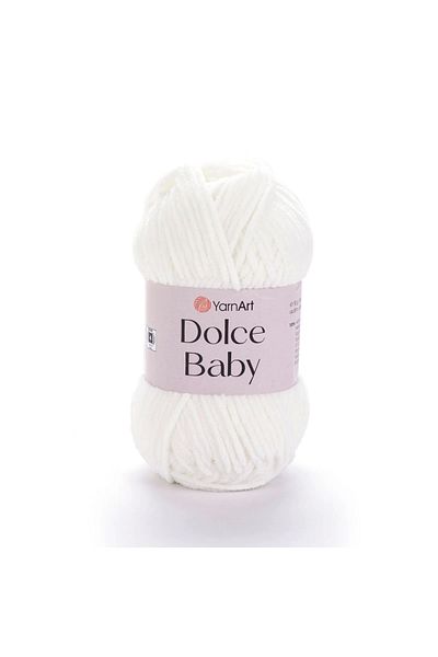 Yarnart Dolce Baby - Velvet, Baby Hand Knitting Cream-745