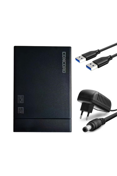 Concord 3.5 Inç Usb 3.0 Harddisk Hdd Kutusu Sata Harici – 10tb Destekli, Tak & Çalıştır, C-712